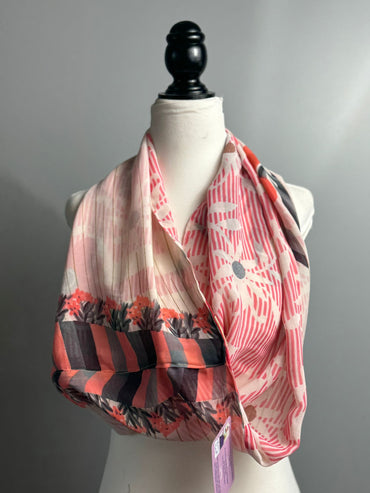 40 inch Reversible Infinity Scarf (short) E012 - Rangeelaa- Fairtrade Sustainable Women's Clothing