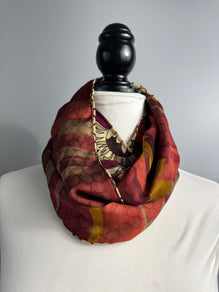 40 inch Reversible Infinity Scarf (short) E042