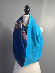 40 inch Reversible Infinity Scarf (short)L002