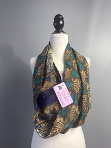 40 inch Reversible Infinity Scarf (short)L005