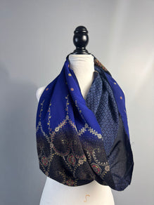 40 inch Reversible Infinity Scarf (short)L023