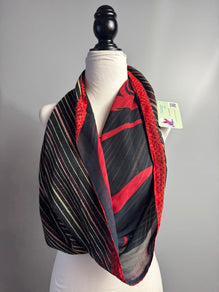 40 inch Reversible Infinity Scarf (short)L028