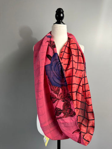 60 inch Reversible Infinity Scarf (long) E020 - Rangeelaa- Fairtrade Sustainable Women's Clothing