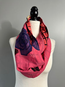 60 inch Reversible Infinity Scarf (long) E020