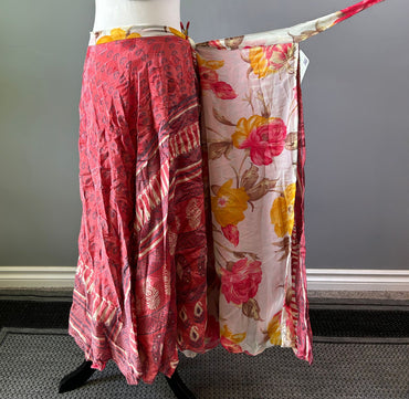 Festive Regular Ankle -V001 - Rangeelaa- Fairtrade Sustainable Women's Clothingsaree wrap skirts
