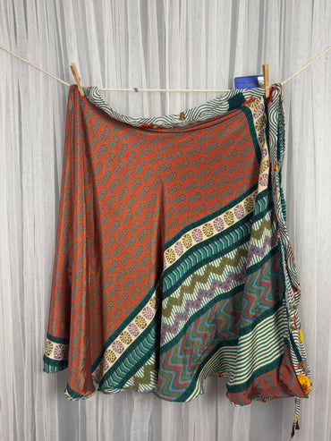 Festive Regular Calf - J008 - Rangeelaa - Fairtrade Sustainable Women's Clothingsaree wrap skirts