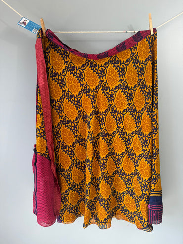 Festive Regular Calf R20 - Rangeelaa - Fairtrade Sustainable Women's Clothingsaree wrap skirts