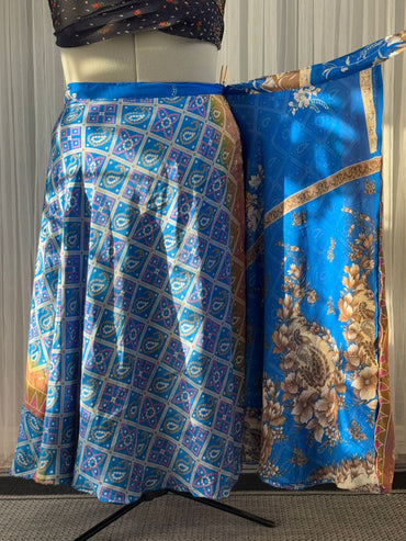 Festive XL Ankle - J014 - Rangeelaa - Fairtrade Sustainable Women's Clothingsaree wrap skirts