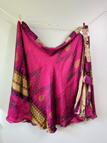 Festive XL Calf E002 - Rangeelaa- Fairtrade Sustainable Women's Clothingsaree wrap skirts
