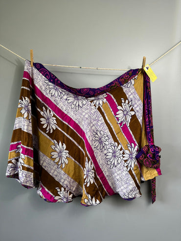 Festive XL Mini V001 - Rangeelaa- Fairtrade Sustainable Women's Clothingsaree wrap skirts