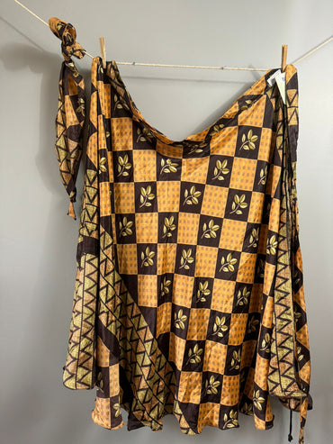 Kim Marckmann Festive Goddess Skirt - Rangeelaa - Fairtrade Sustainable Women's Clothingsaree wrap skirts