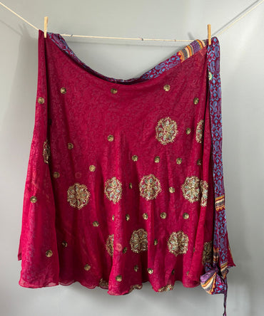 Maria Gonzalez Premium Goddess Skirt - Rangeelaa - Fairtrade Sustainable Women's Clothingsaree wrap skirts