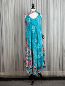 Martha Pierce-Regular tall Mahika dress with scarf