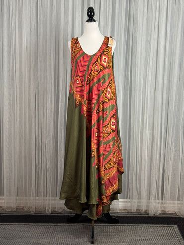 Martha Pierce - Regular tall Mahika dress - Rangeelaa - Fairtrade Sustainable Women's Clothing