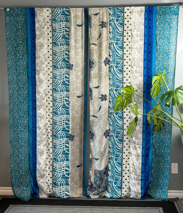 Set of Two curtain panels 40 inch(w)84 inch(L) - E008 - Rangeelaa - Fairtrade Sustainable Women's Clothing