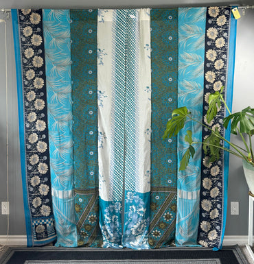 Set of Two curtain panels 40 inch(w)84 inch(L) - E015 - Rangeelaa - Fairtrade Sustainable Women's Clothing