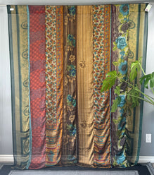 Set of Two curtain panels 40 inch(w)84 inch(L) -E016