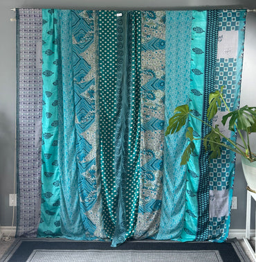 Set of Two curtain panels 50 inch(w)84 inch(L) - E013 - Rangeelaa - Fairtrade Sustainable Women's Clothing