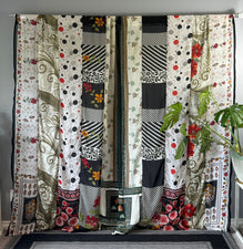 Set of Two curtain panels 50 inch(w)84 inch(L) -E028