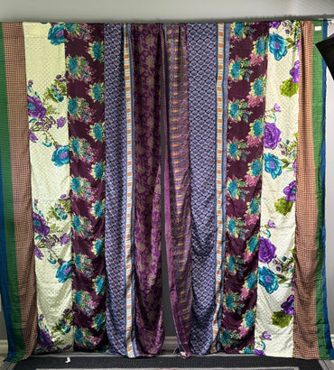 Set of Two curtain panels-V001 - Rangeelaa- Fairtrade Sustainable Women's Clothing